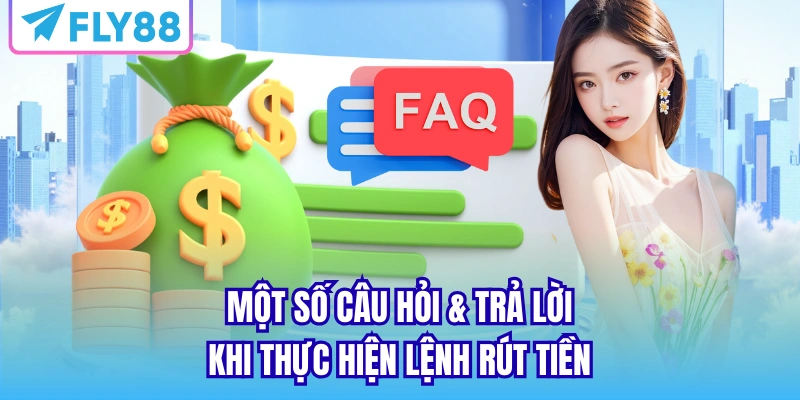 Một số câu hỏi & trả lời khi thực hiện lệnh rút tiền
